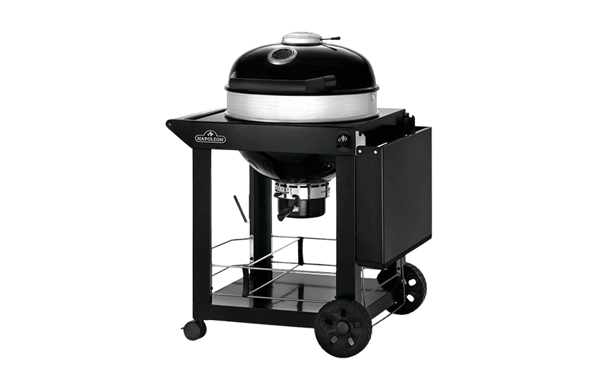 BBQ Napoleon Pro22K cart charcoal black
