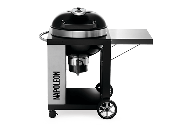 BBQ Napoleon Pro22K cart charcoal black