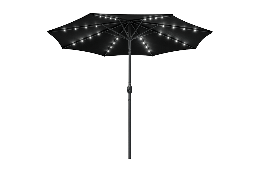 Parasol 9’ avec lumières DEL intégrées