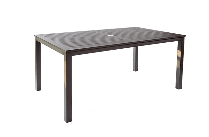 Table en aluminium