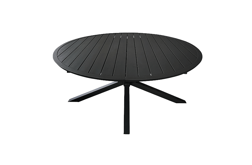 Table ronde extensible à ovale